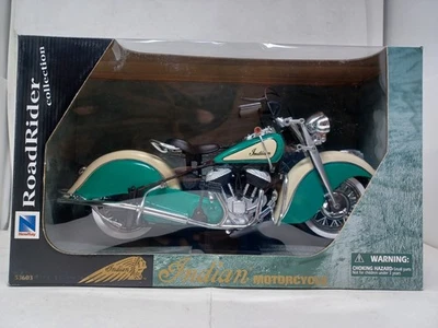 Nueva colección Ray RoadRider Indian Motorcycle 1:6 DieCast en verde Foto 1 de 2