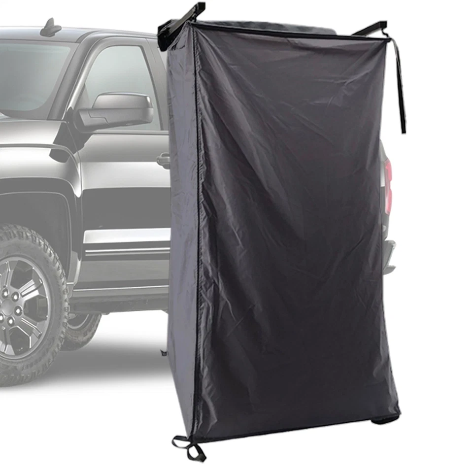Carpa de ducha lateral para automóvil RV cabina de ducha exterior camping refugios de privacidad  Foto 1 de 4