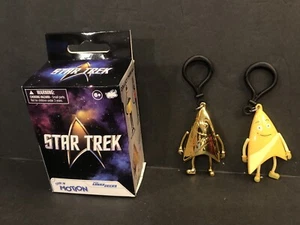 2 Star Trek Lower Decks Chibi Figures - Badgey &RARE Golden Chase Badgey - Picture 1 of 1