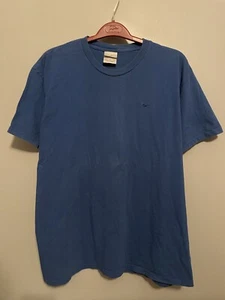 Vintage Nike Swoosh Y2K Silver Grey Tag Blue Size 2XL T-Shirt (E276) - Picture 1 of 5