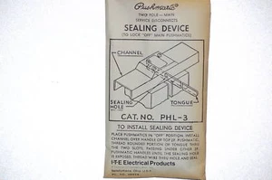PUSHMATIC PHL-3 SEALING DEVICE *NEW IN FACTORY BAG* - Picture 1 of 2