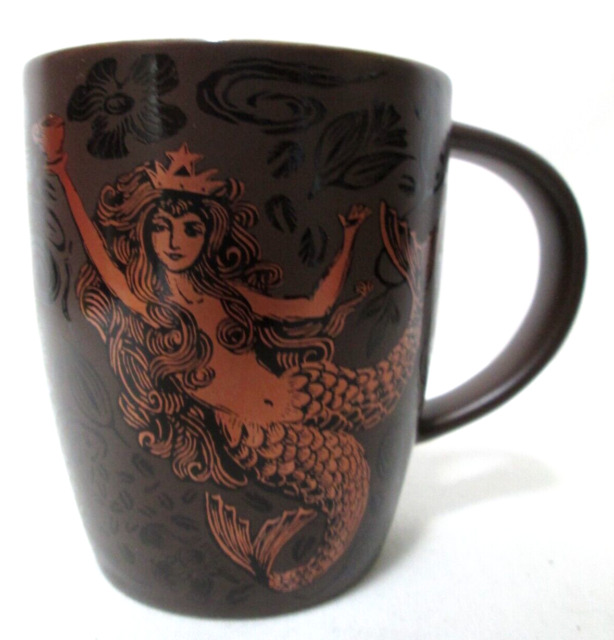 Starbucks vaso /mug diseño color cobre y brillos