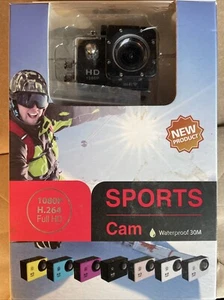 Sports cam Full HD 1080P Waterproof Action Camera NEW - Picture 1 of 2