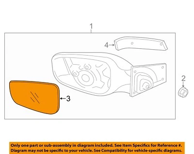 HYUNDAI OEM Elantra Outside Mirrors-Front Door-Mirror Glass Right 876213X030 - Изображение 1 из 2