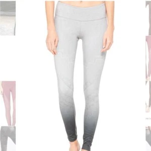 Alo Airbrush Leggings Slate Casbah Ombre Compression Active Running Yoga XS Gray - Picture 1 of 7