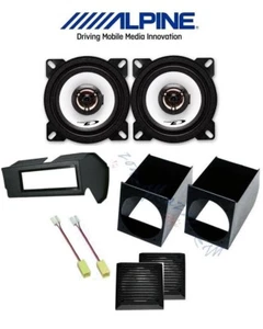 ALPINE Kit 2 casse per FIAT PANDA 1 >2003 con SUPPORTI 10cm + MASCHERINA STEREO - Imagen 1 de 6