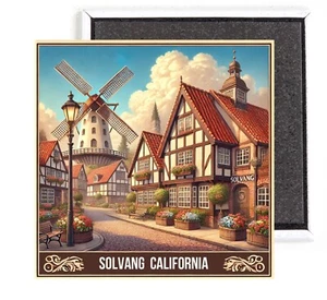 Solvang California IMÁN REFRIGERADOR recuerdo de viaje - Imagen 1 de 3