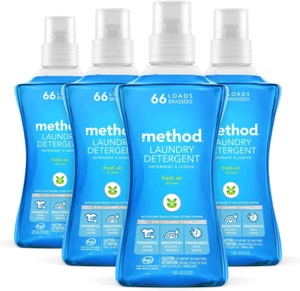 Method Liquid Laundry Detergent, Fresh Air, 66 Loads per Bottle, Biodegradable F - Picture 1 of 13
