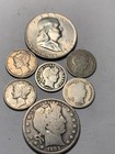 90% us junk Silver Coins, 1902 1956 half dollar &with 5 Dimes