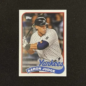 2023 Topps Archives Aaron Judge Derek Jeter '89 Doubleheaders #89DH11 NY Yankees - Picture 1 of 2