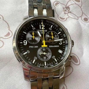 TISSOT PRC 200 T461 Chronograph Wristwatch Without accessories Battery dead - Picture 1 of 2