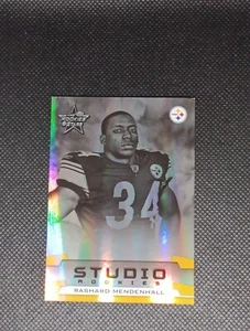 Tarjeta de novato Rashard Mendenhall 2008 Panini RS Studio RC DORADA/500 STEELERS #SR-3 - Imagen 1 de 2