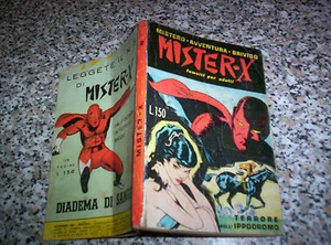 MISTER-X N.2 ediz.CERVINIA 1964 TIPO NERI DIABOLIK SATANIK KRIMINAL KILLING - Picture 1 of 1