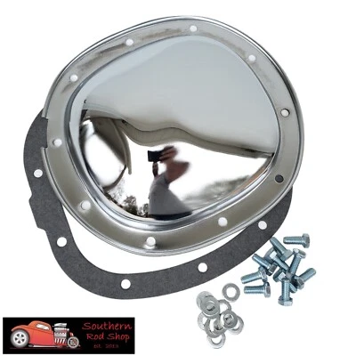 Chevy GM 10 Bolt 7.5" Chrome Rear Differential Cover Camaro S-10 Sonoma Gasket - Image 1 of 4