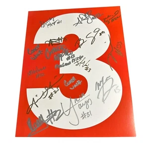 2013 Louisville Cardinals Womens Basketball Team Autogrph Poster w/ Coach Walz - Picture 1 of 2