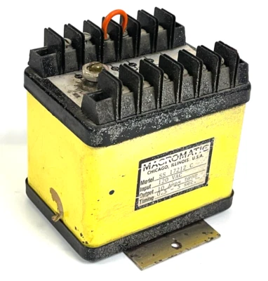 MACROMATIC SOLID STATE TIMER SS 17212C 120V AC - Image 1 of 4
