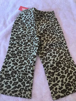 NUEVO CON ETIQUETAS Gymboree Profesores Mascota Leopardo Manchado Pantalones 2T Tigre Gatito Gato Terciopelo Foto 1 de 3