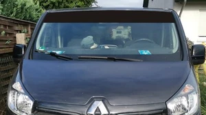 Universal Blendstreifen VAN Schwarz-matt Scheibenkeil Sonnenblendstreifen  - Bild 1 von 2