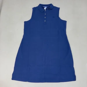 TOMMY BAHAMA Women's Paradise Polo Sleeveless Dress Size S Island Navy (New) - Picture 1 of 9