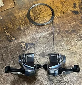Shimano SL-R770 - 10 Speed Shift Lever Set - BRAND NEW - 2x10 - FLAT BAR (NOS) - Picture 1 of 12
