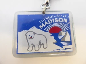 Porte-Clés / KEY RING BOURBON - MADISON - KERAUTO -ST BRIEUC - QUIMPERLE - OURS - Picture 1 of 6