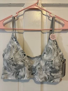 Tazas extraíbles Danskin nuevas con etiquetas gris tie dye soporte invisible talla XL - Imagen 1 de 11