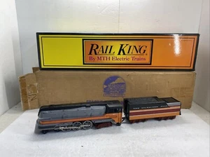 MTH RailKing 30-1127-1 Milwaukee Road 4-6-4 Hiawatha Hudson Steamer w/ PS1 - Picture 1 of 13
