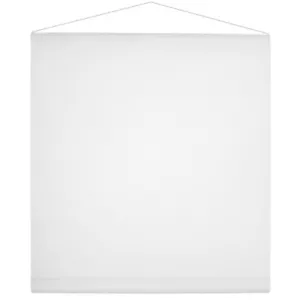 (1,41 €/m) Raumbanner Stoffbanner Dekostoff Dekobanner Vlies 80 cm x 12 m - weiß - Bild 1 von 2