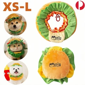 Pet Hamburger Cosplay Costume Pupppy Dog Cat Funny Clothes Halloween Party AU - Picture 1 of 13