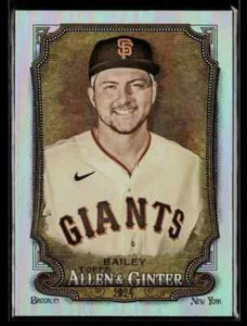 2024 Patrick Bailey  Topps Allen & Ginter Silver Portrait  Foil #40 Giants - Picture 1 of 2