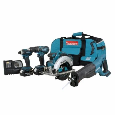 MAKITA CANADA 18V Lithium-Ion Cordless Combo Kit (4-Tool) - Image 1 of 4
