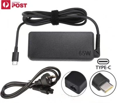 65W USB-C Type-C AC Adapter Laptop Charger For Lenovo ThinkPad Yoga Dell HP ASUS - image 1 of 4
