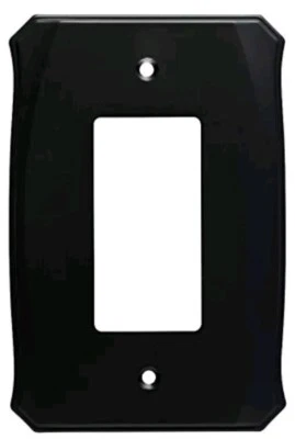 BRAINERD ~ DECORADOR INDIVIDUAL SERENO W34474-FB-U, placa de cubierta plana negra, 787419 Foto 1 de 4