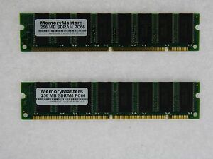 512MB  2X256MB MEMORY 32X64 168 PIN PC66 10NS 3.3V NON ECC SDRAM DIMM