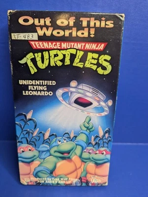 Teenage Mutant Ninja Turtles Out Of This World! Unidentified Flying Leonardo VHS - Image 1 of 4