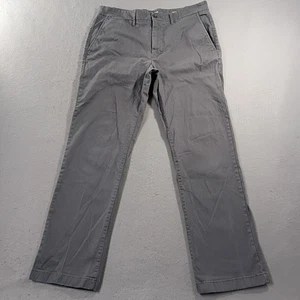 Goodfellow & Co Straight Fit The Every Wear Chino grau Hose Herren Gr. tatsächlich 34x29 - Bild 1 von 7