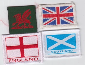 Pfadfinderabzeichen Union + England + Schottland + Wales Nationalflaggen - Bild 1 von 1