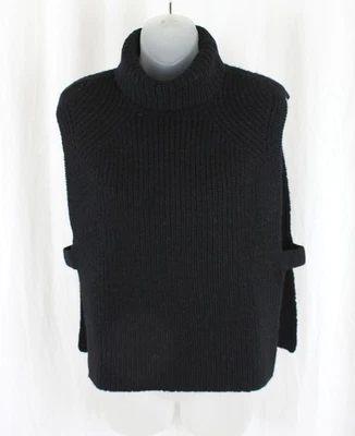 Isabel Marant Etoile Women's Black Wool Sleeveless Turtleneck Sweater Size XS - Image 1 of 4