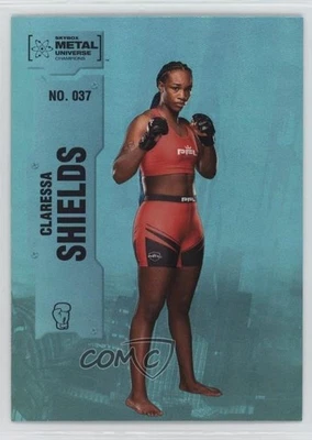 2022 Skybox Metal Universe Champions Aqua Claressa Shields #037 - Image 1 of 2