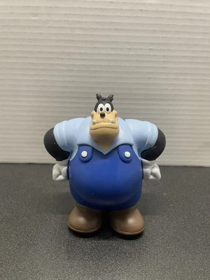 Boneco de plástico Disney Pete The Bulldog 5” brinquedo de natação banheira vintage - Imagem 1 de 4