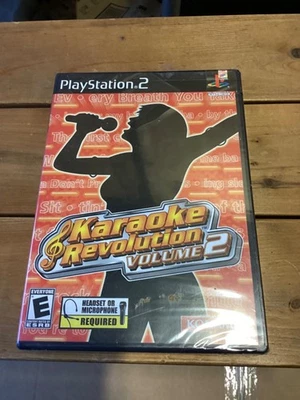 KARAOKE REVOLUTION: Volume 2 New In Plastic, Small Tear Playstation 2 PS2 - Image 1 of 3
