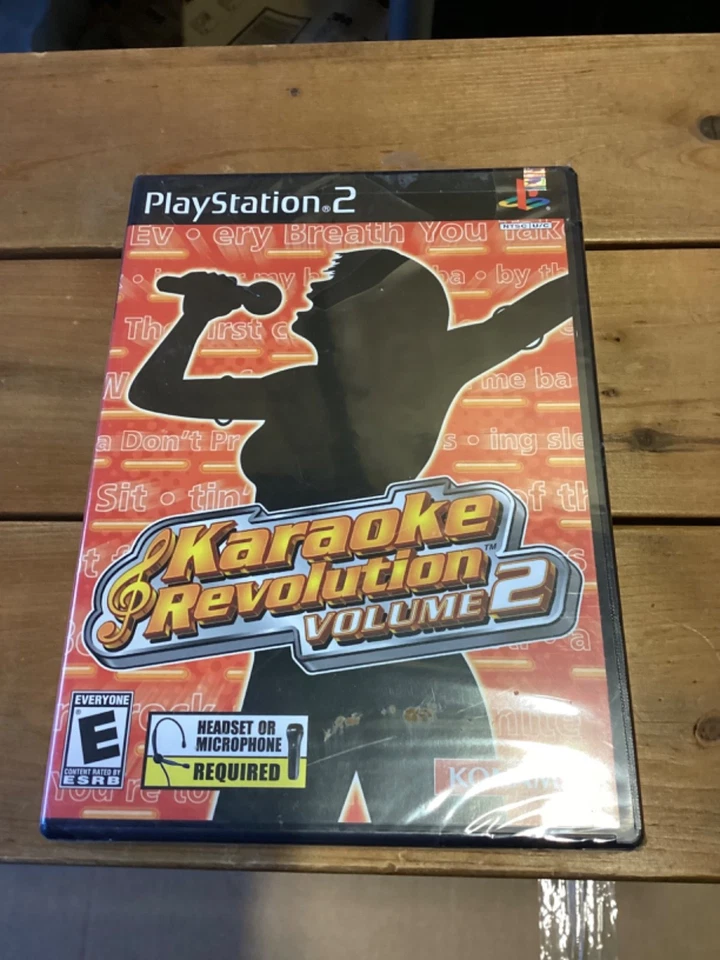 KARAOKE REVOLUTION: Volume 2 New In Plastic, Small Tear Playstation 2 PS2 - Image 1 of 3