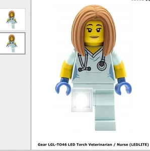 NUOVO Lego Infermiera Portachiavi Accessorio Torcia Borsa Catena Medico Bagcharm - Foto 1 di 7
