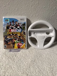 NASCAR Kart Racing Wii Juego CIB y Volante Paquete ¡Envío Gratis! - Imagen 1 de 6