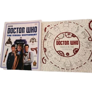 Doctor Who BBC Visual Dictionary & Travels In Time Coloring Book Lot of 2  - Imagen 1 de 12
