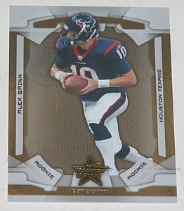 2008 Leaf Rookies & Stars Longevity #186 - Alex Brink (RC) 91/999 *  Texans  WSU - Picture 1 of 2