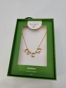 Neu im Karton Kate Spade New York x Target LUCKY Blase Kette Halskette - Bild 1 von 6