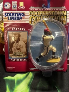 1996 JACKIE ROBINSON STARTING LINEUP COOPERSTOWN KC MONARCHS BROOKLYN DODGERS - Picture 1 of 2