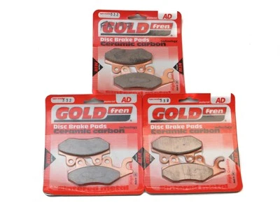 Pastillas de freno delanteras y traseras para Kawasaki EX 250 K - Ninja 250R 2008-2012 Foto 1 de 2