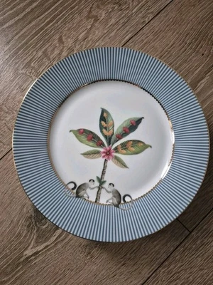 NEU 1 Stk. Pip Studio Teller 21cm La Majorelle Blau Blue Blumen Affe - Bild 1 von 4